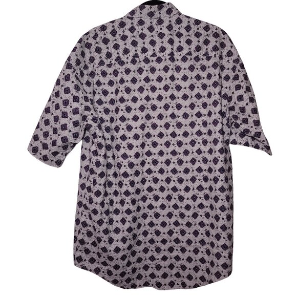 Vintage 90s Body Equip Short Sleeve Collared Button Up, Men's Medium - Picture 5 of 5